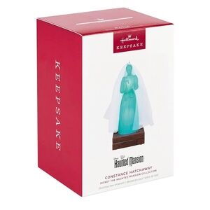 NWT!Hallmark Keepsake Haunted Mansion Constance Hatchaway Figurine-Light & Sound